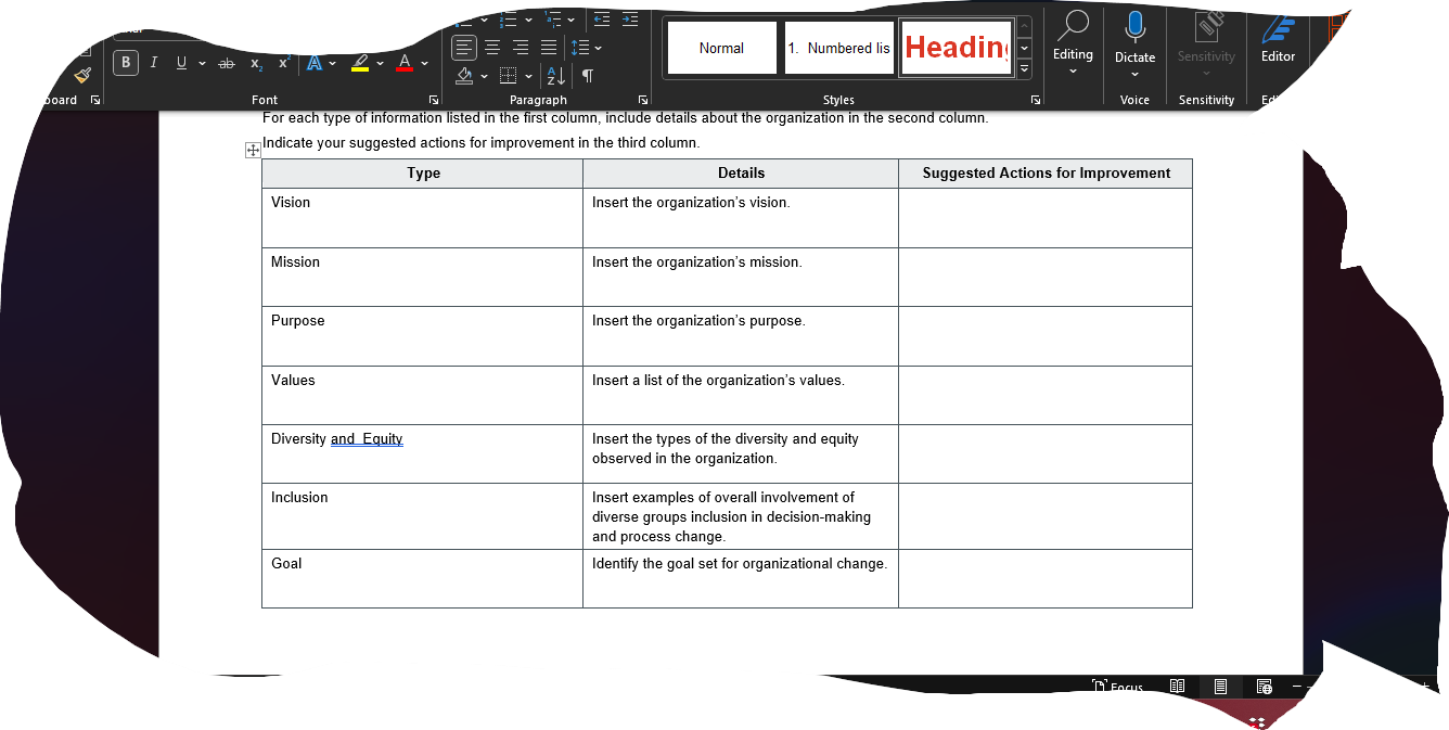 change chart, like you did in Week 1, only this time for