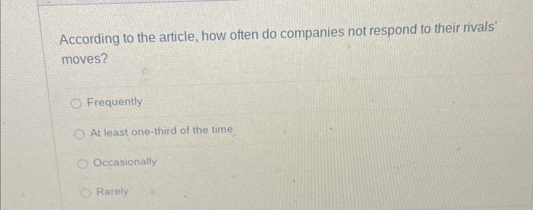  According to the article, how often do companies not respond to