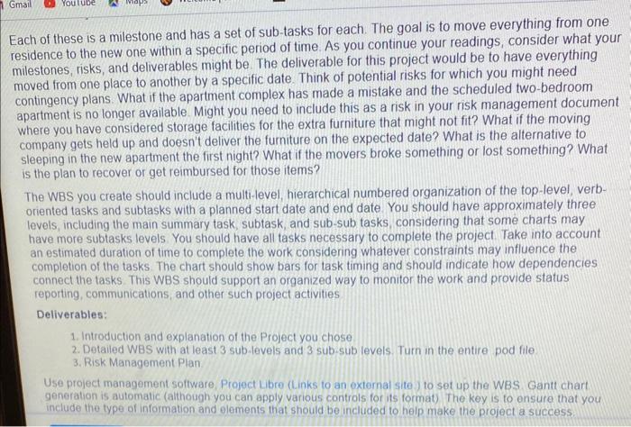 are responsible for creating a work reakdown structure (WBS) for the project,