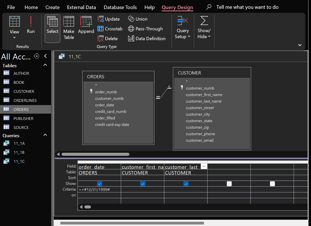 Please answer with screenshot (it helps understand more), access Microsoft access C.