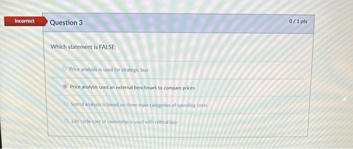 Which one of the following is NOT one of the Strategic Cost