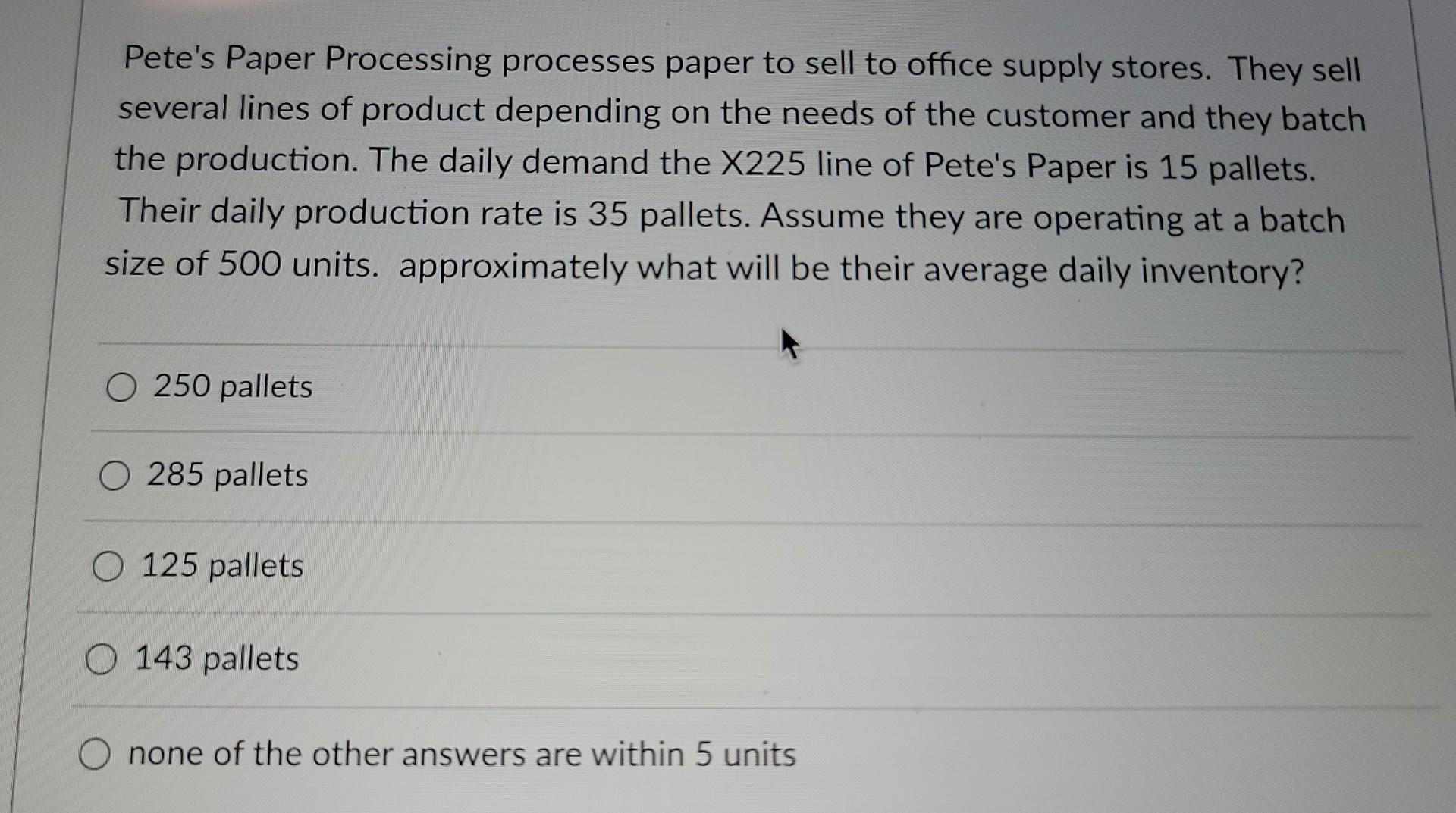 Operations management help needed, I will like or give thumbs up if