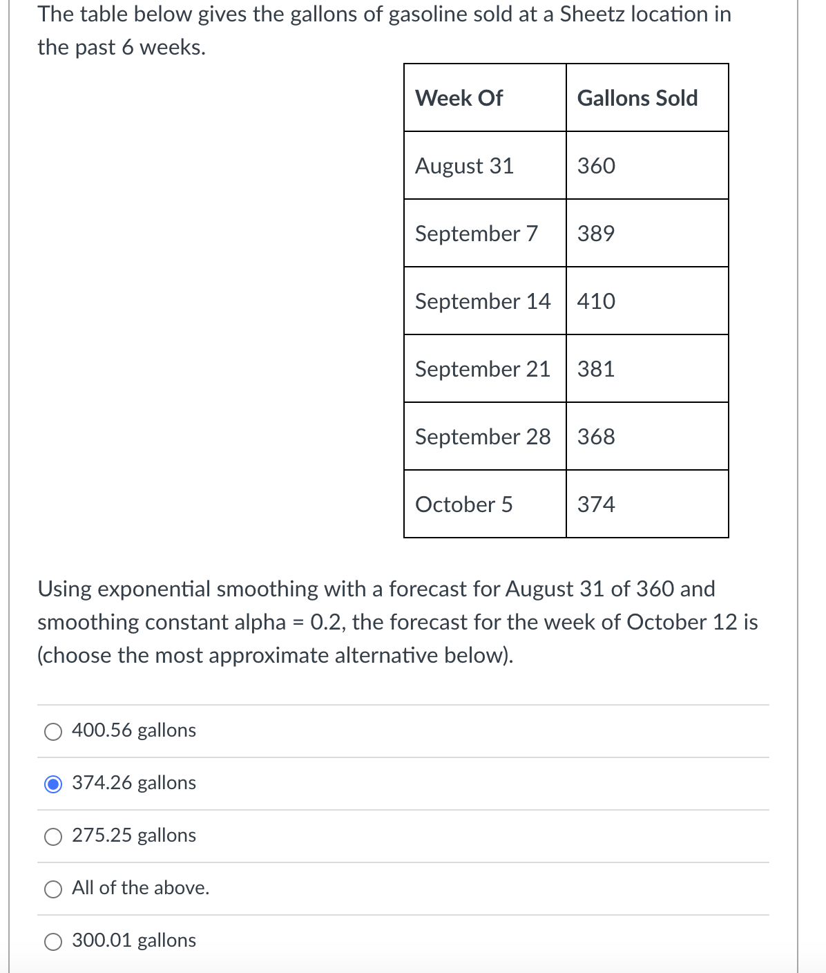 Help ASAP please, thanks! Like right now! The table below gives the