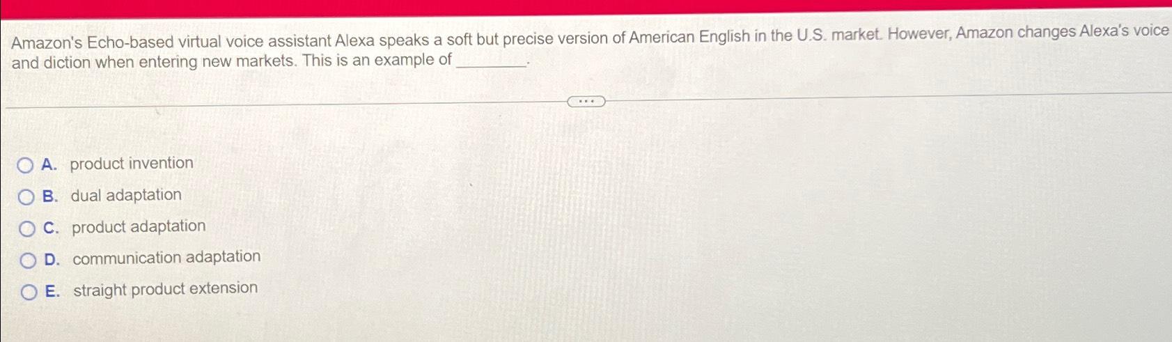  Amazon's Echo-based virtual voice assistant Alexa speaks a soft but precise