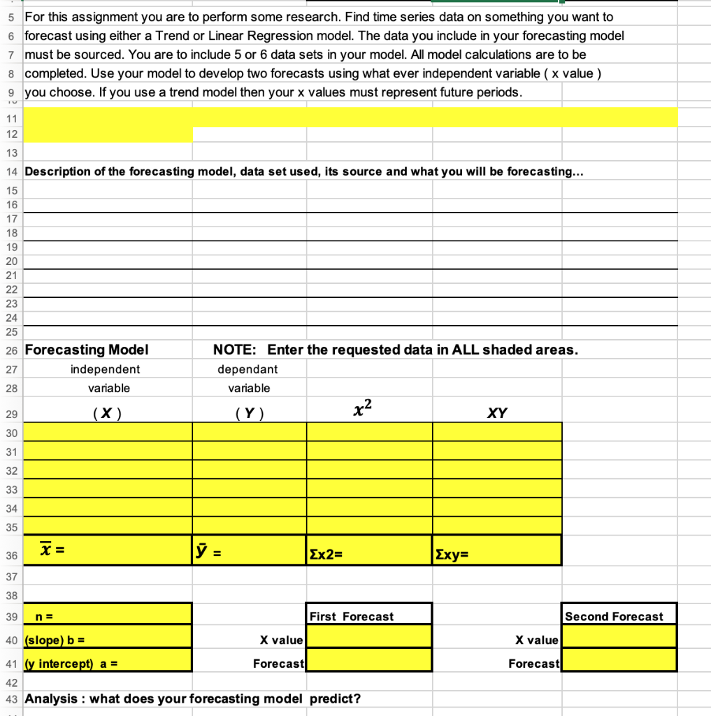 \begin{tabular}{|c|c|c|c|c|c|} \hline 5 & \multicolumn{5}{|c|}{ For this assignment you are to