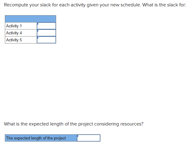 below. Use the parallel method and heuristics given. Be sure to update