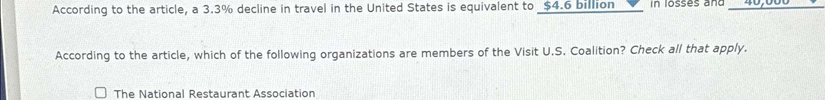  According to the article, a 3.3% decline in travel in the