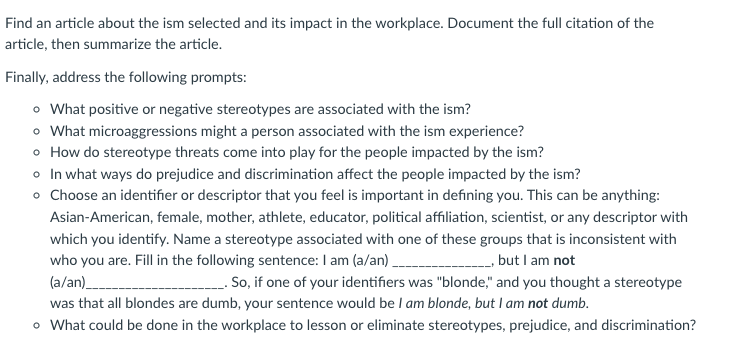 PLEASE HELP URGENT! THE ISM LIST IS GIVEN BELOW. ALSO NEEDS TO