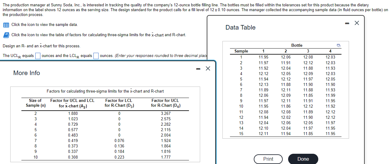  Click the icon to view the sample data. Data Table Click