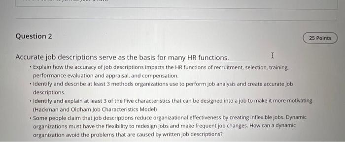 the course is called human resource management plezse write minimum 200 words