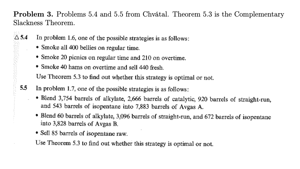 (1959).] A meat packing plant produces 480 hams, 400 pork bellies, and