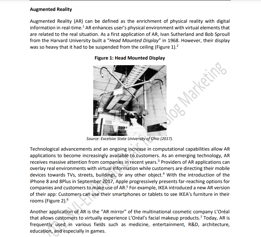 can you please answer this question from the text -Please define Augmented
