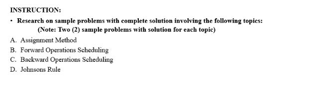 NOTE: PLEASE ANSWER THE FOLLOWING: LETTER B,C,D INSTRUCTION: - Research on sample