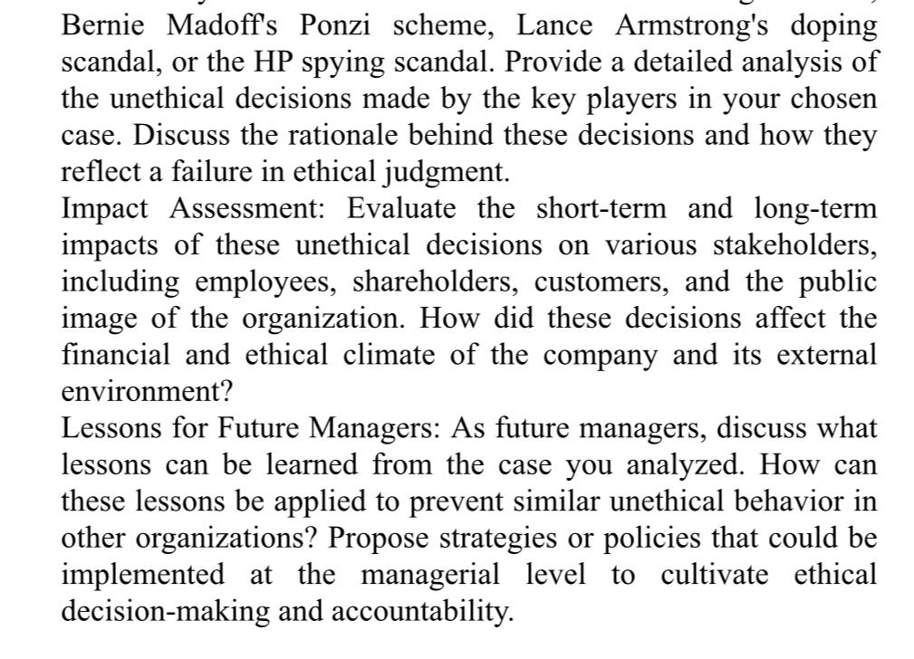  Lance Armstrong doping scandal - what can be the recommendations and