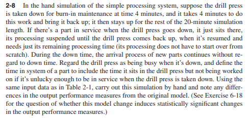 answer to the problem through a simulation model as in the example