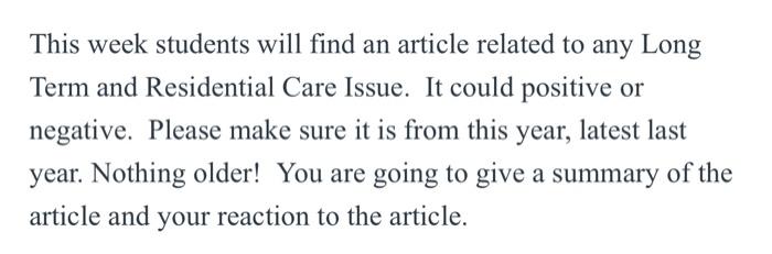 please write a different answer, not the one already exciting please. This