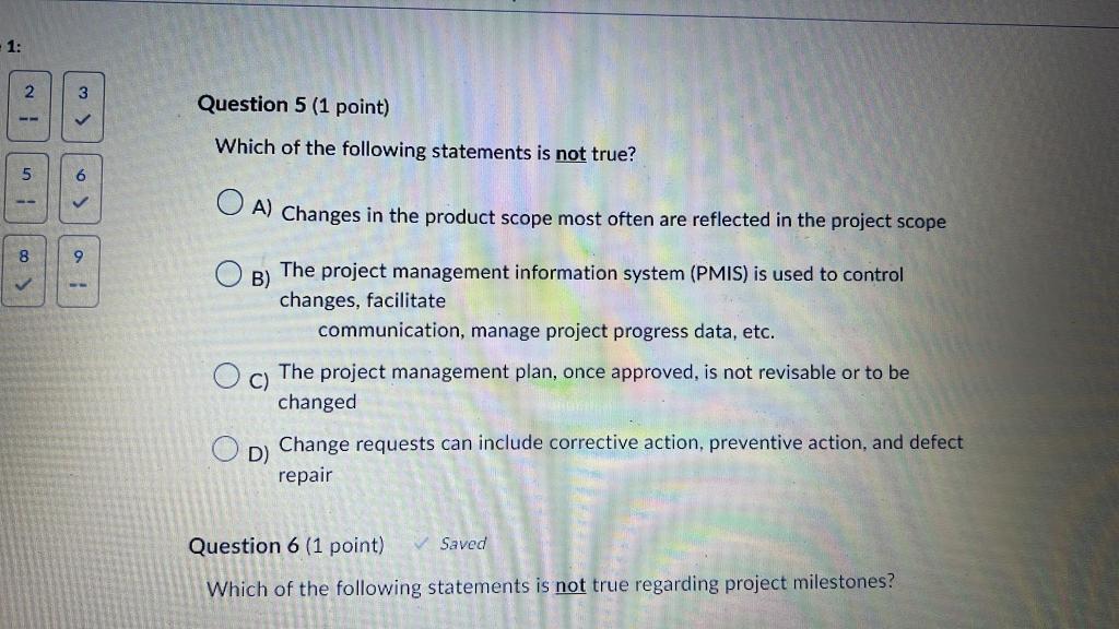 your progress on the project thus far you have noted a deviation