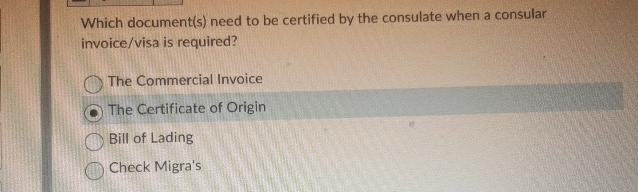 Which document(s) need to be certified by the consulate when a