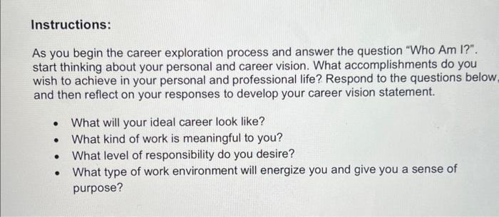 ctc301 course. can you help me create a career vision statement? i