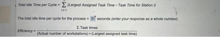 ) B) Given the demand, the cycle time for the peoductien of