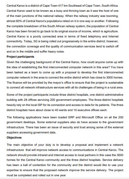 Document a cost breakdown and rollout plan that will assist in justifying