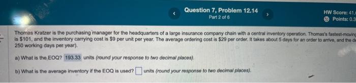 optimal number of orders per yeae . find the optimal numbers of