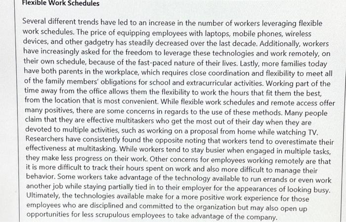 which one is correct? Several different trends have led to an increase