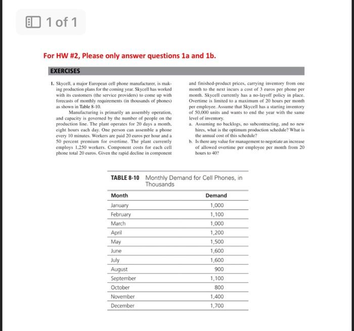 please use excel solver to answer this problems For HW \#2, Please