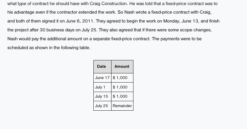 gave me an initial estimate. I don't have that piece of paper