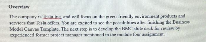  8. Update Your business Model. a. Complete any updates to the