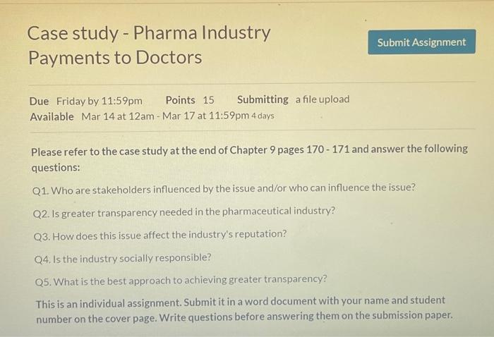  please answer each question seperately Please refer to the case study