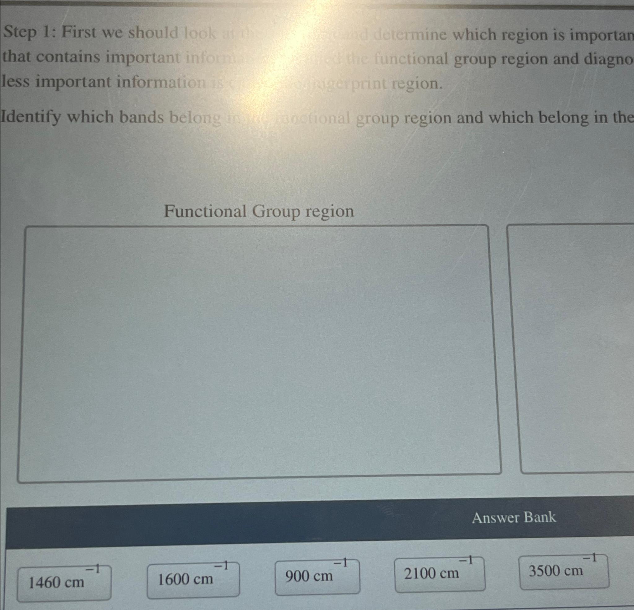  Step 1: First we should look determine which region is importan