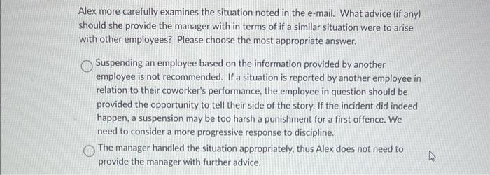 and may also be appropriate for this company. Please choose the most