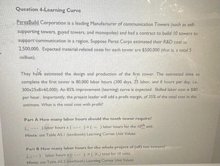 is $600,000 in the first ycar. The estimated initial investment for Project