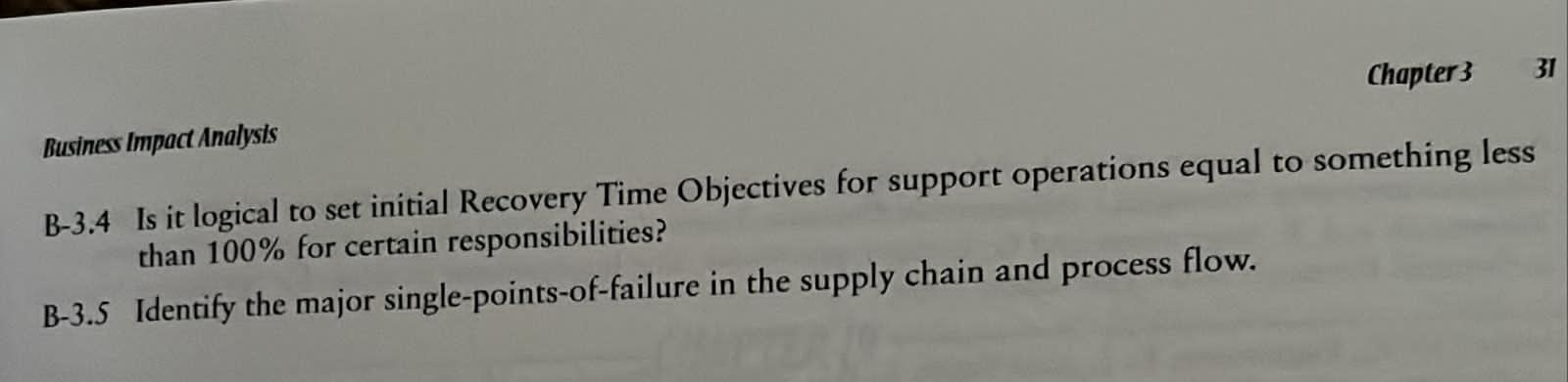 the Operations and Resource Requirements information provided in Case Study B, consider