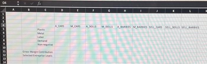 the LP model given below! Topic: The management problem I would like
