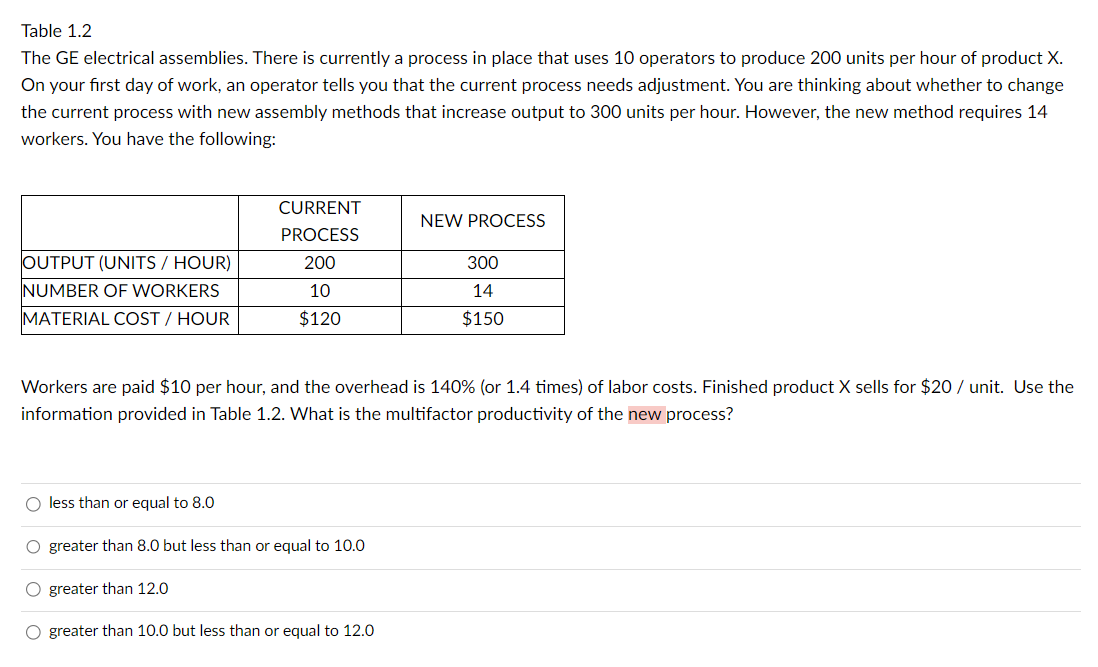 The GE electrical assemblies. There is currently a process in place