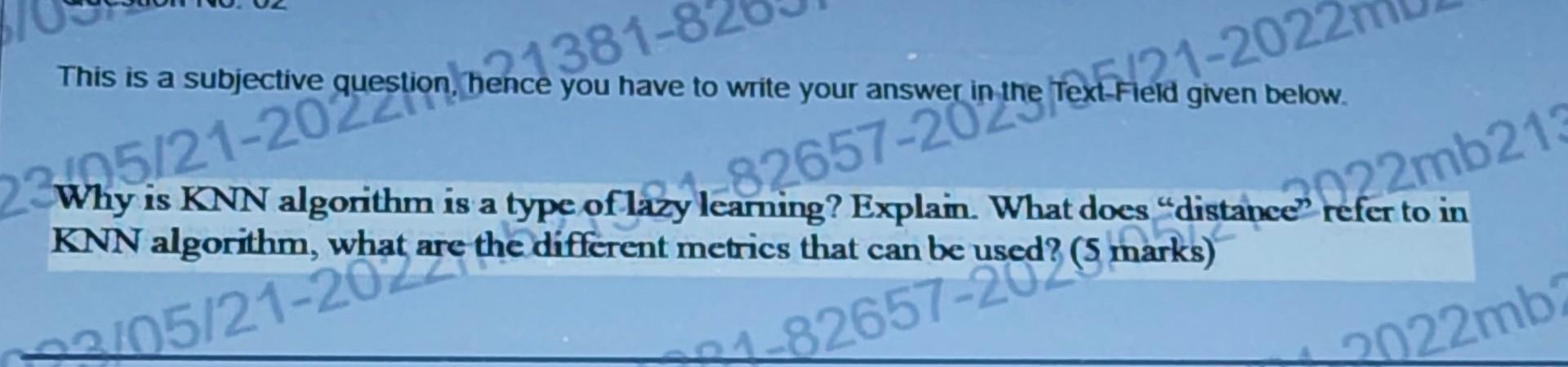 This is a subjective question, bence you have to write your