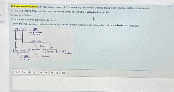 please answer this correctly and fast Upload a Word document with your