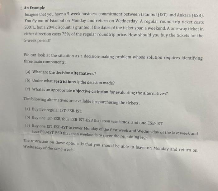 operation research course. please explaine the answer and the steps 1. An