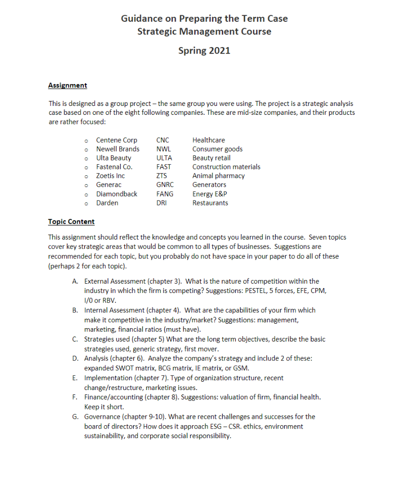  I need Help wait A. I have been looking into companies