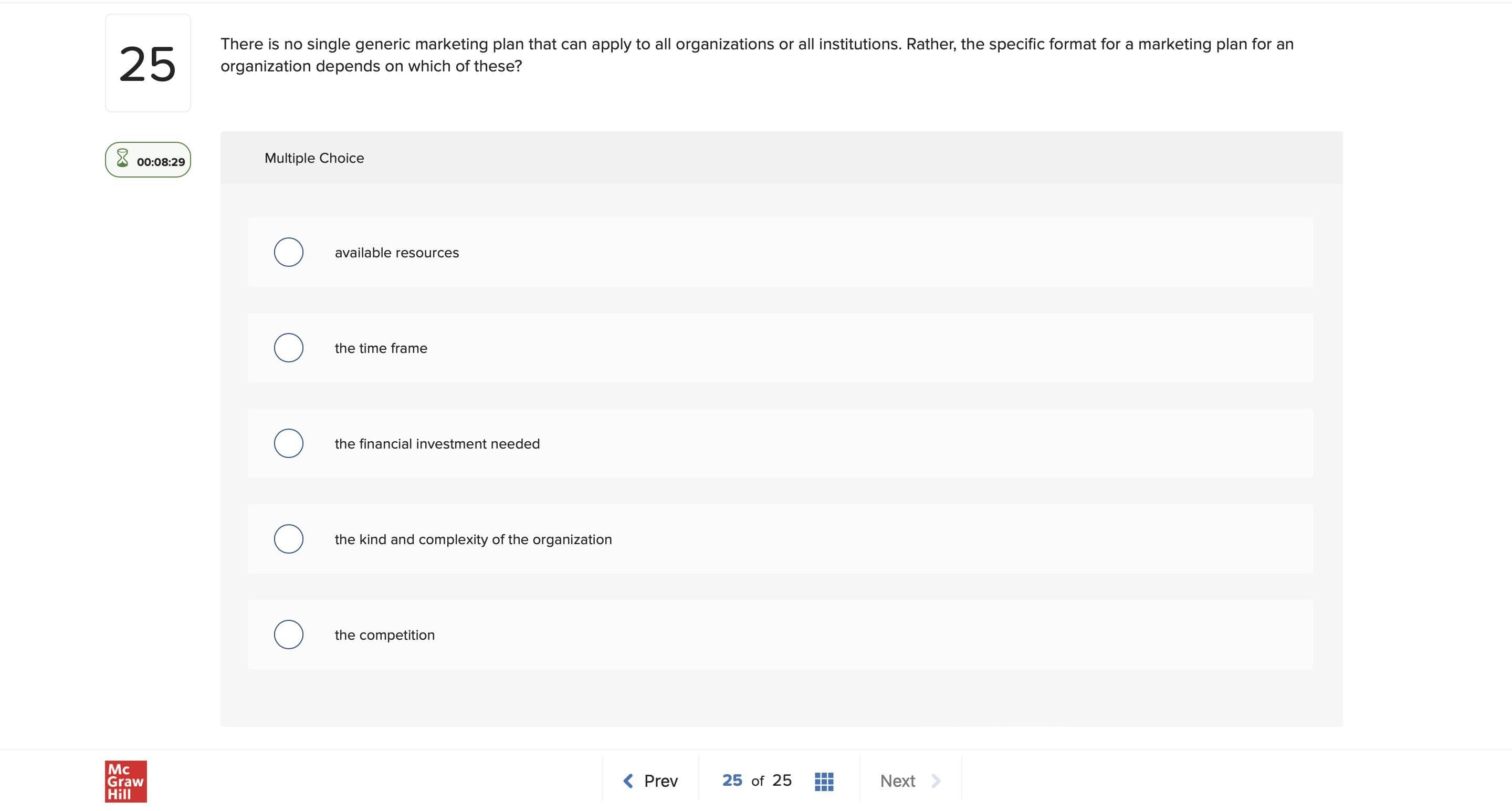 here is no single generic marketing plan that can apply to