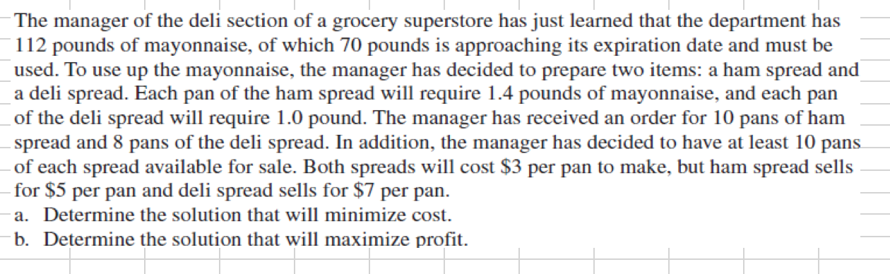Please explain how to solve without excel, I am confused on