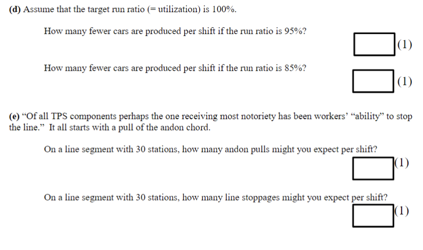 Toyota Motor Manufacturing. (a) Assembly comprises 769 team members (case Exhibit 3).