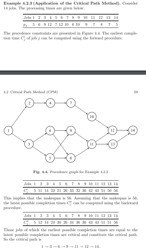job-on-node representation into a job-on-arc representation. Compare the number of nodes and