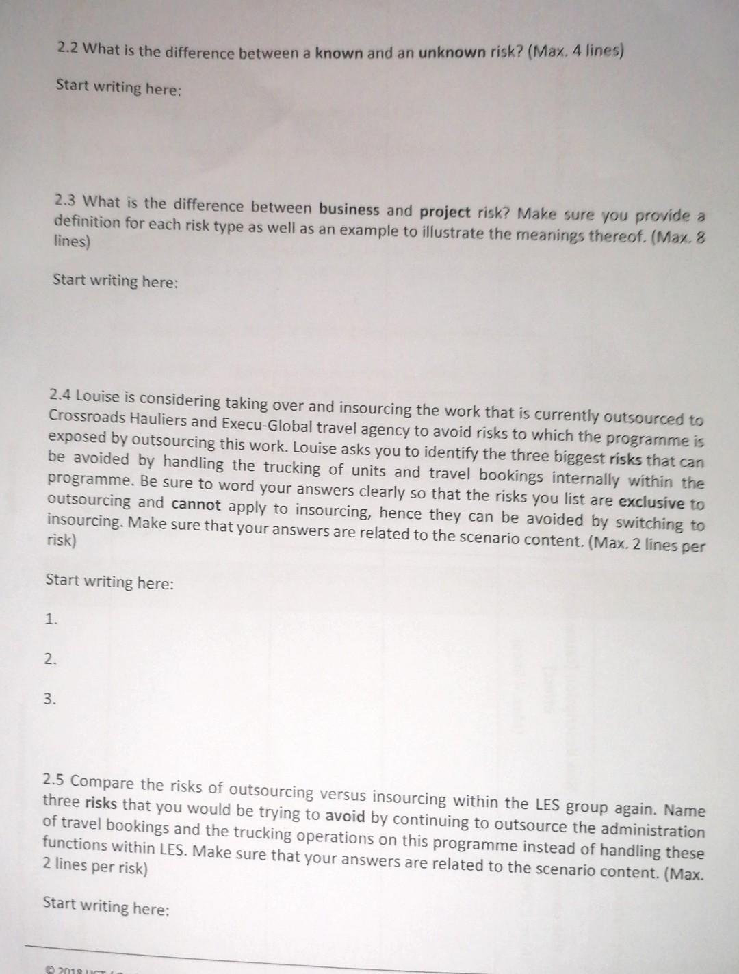  2.2 What is the difference between a known and an unknown