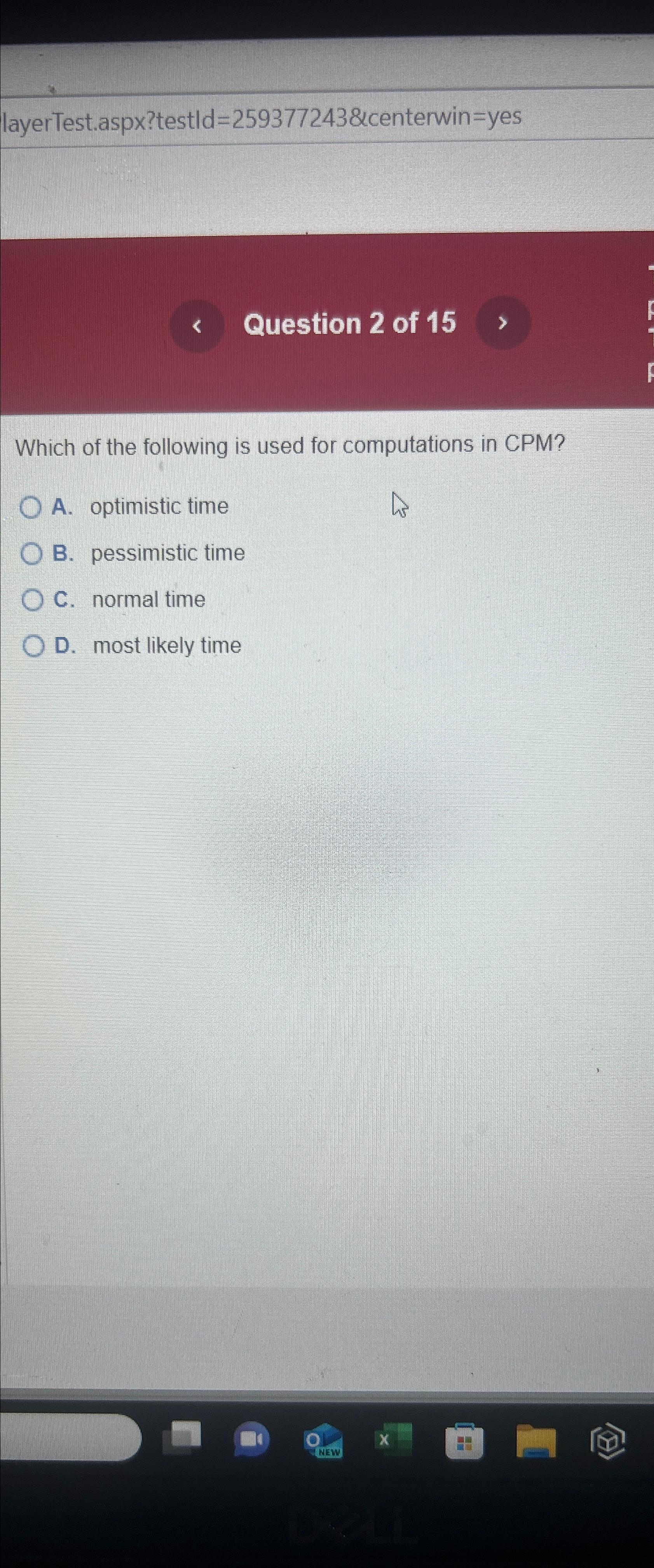  layerTest.aspx?testld=259377243erwin=yes Question 2 of 15 Which of the following is used