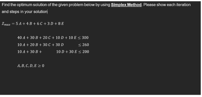 please answer with a pen & paper with tables for better understanding!