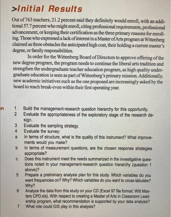 design. 3. Evaluate the sampling strategy. 4. Evaluate the survey: - In