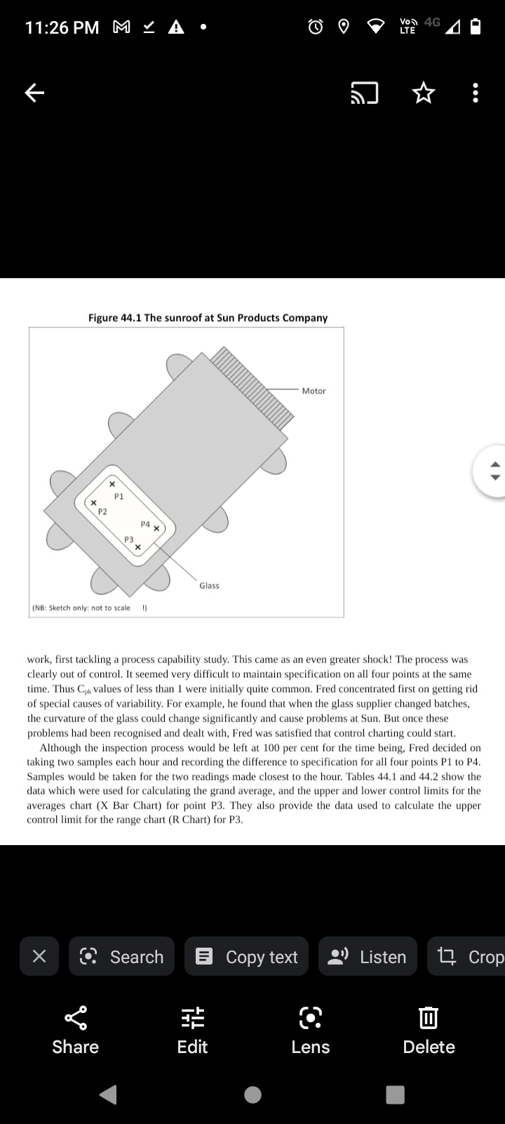 2 From Table 44.1, calculate the grand average and the upper and